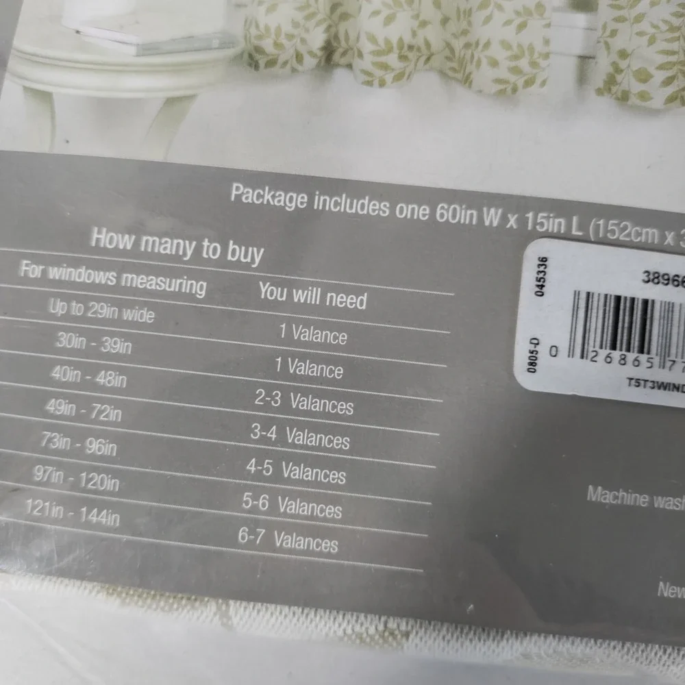 Elrene Serene Valance 60W
